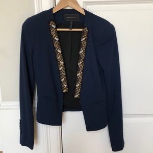BCBGMAXAZRIA Blazer blue with sequin